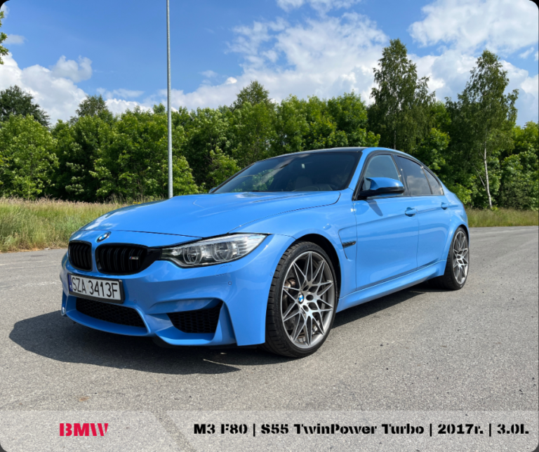 przód _BMW M3 F80 realizacja importu z USA