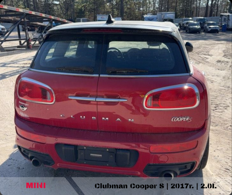 tył MINI Clubman Cooper S realizacja importu z USA