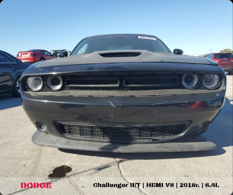 przód Doge Chellenger SRT realizacja importu z USA