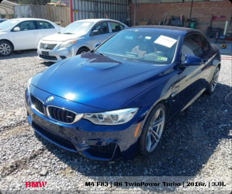 przód BMW M4 F83 realizacja importu z USA