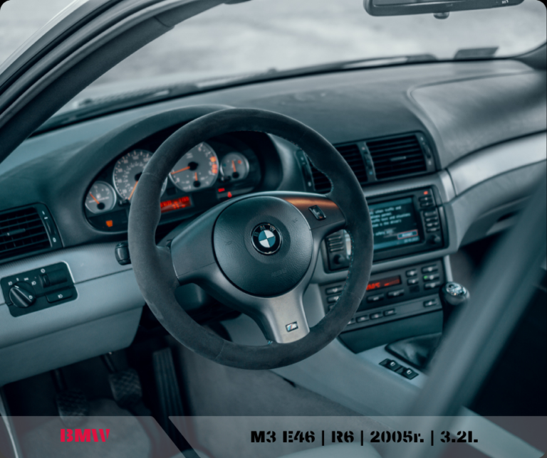 zdjęcie środka bmw e46 m3 realizacja importu z USA