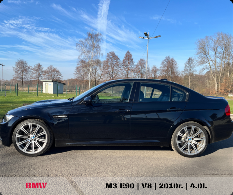 bok BMW M5 E90 realizacja importu z USA
