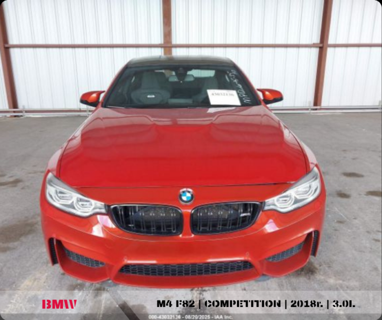 przód BMW M4 F82 realizacja importu z USA