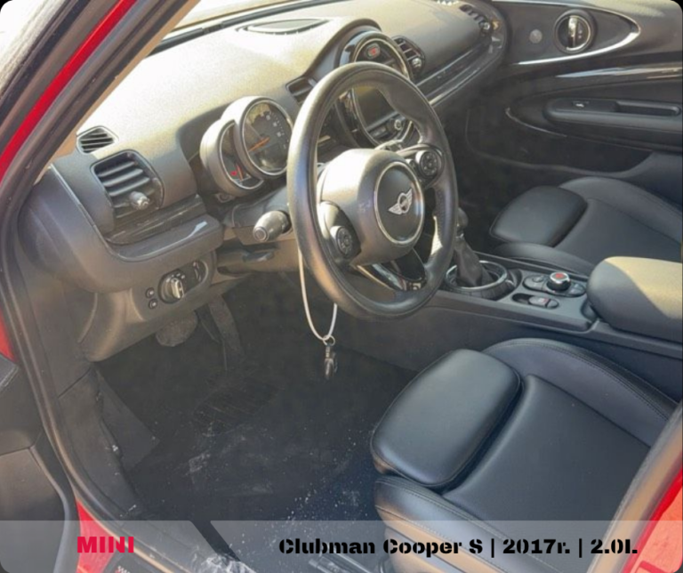wnętrze MINI Clubman Cooper S realizacja importu z USA