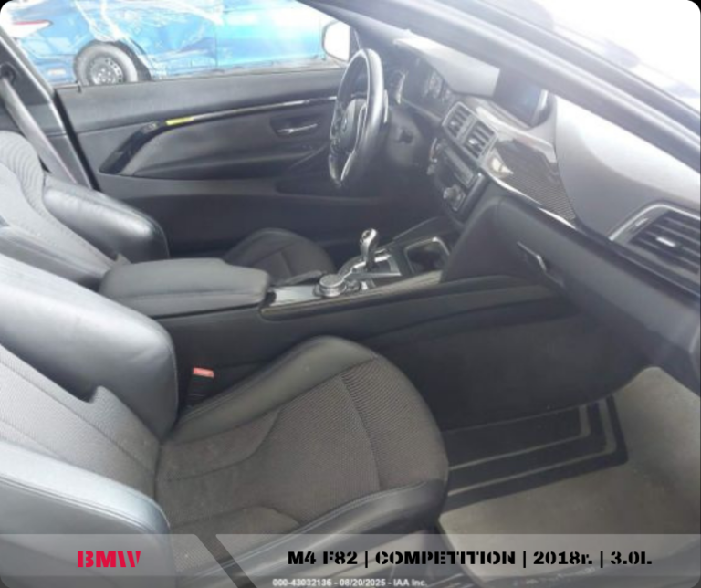 wnętrze BMW M4 F82 realizacja importu z USA