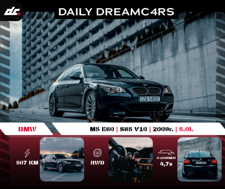 czarne BMW M5 E60realizacja importu z USA