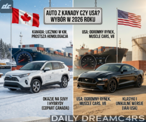 Auto z Kanady czy USA? Gdzie w 2026 roku bije serce najlepszych okazji?